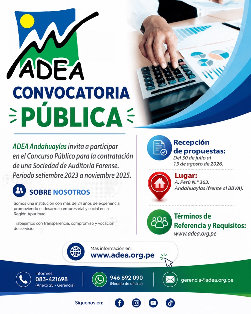 convocatoria de personal